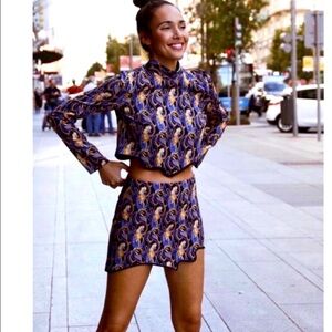 Zara skirt and top set. Top is a medium and skirt is a small